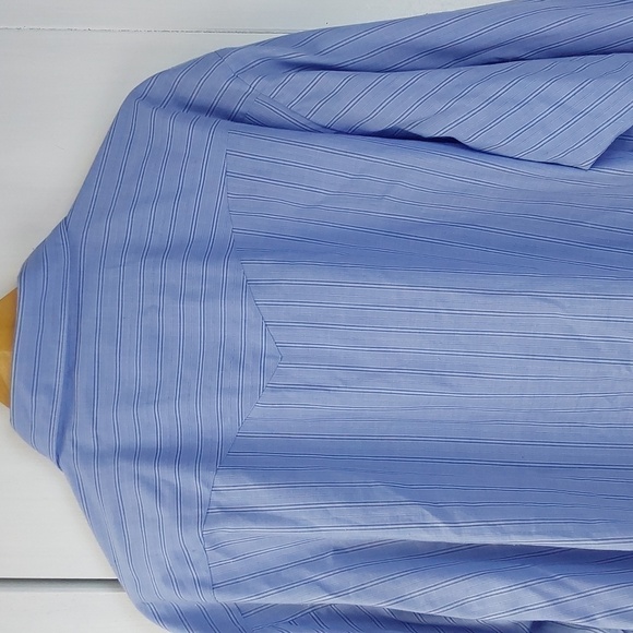 Wrangler Vintage Blue/ Black STRIPE Pearl Snap Western Shirt Cowboy Sz.XXL - Picture 7 of 9